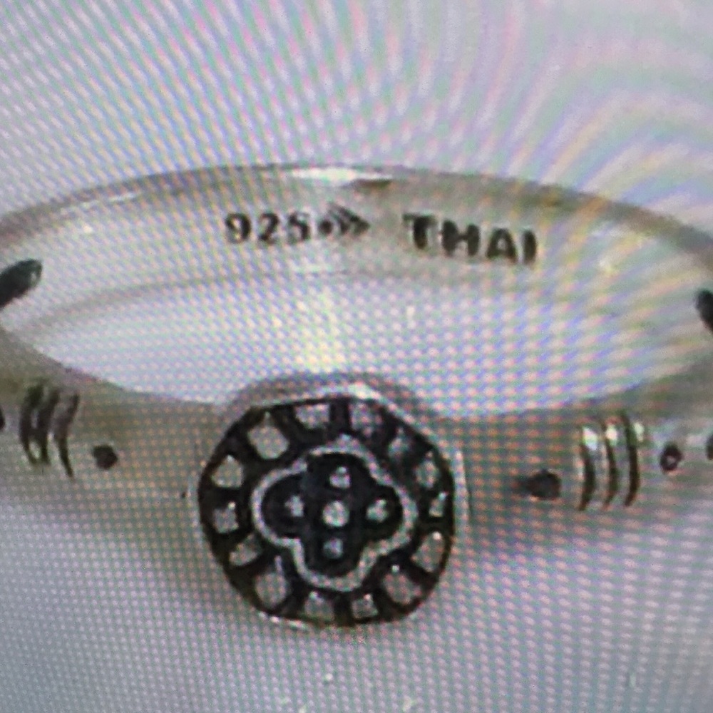 Silpada Retired SS Belle Fleur Stacking Ring R2466